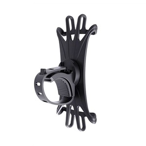 Support de téléphone pour vélo, réglable, rotation à 360 degrés, pour vélo de montagne, vélo électrique, moto, résine plastique noire - Product Image 3