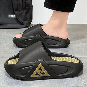 2025 пляжные Модные Печатные женские мужские летние толстые подошвы Eva Пользовательские печатные спортивные мужские шлепанцы с логотипом на заказ для мужчин - Product Image 4