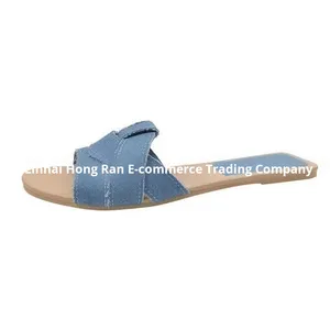 2025 estate nuovi sandali bassi da donna con plateau <span class=keywords><strong>a</strong></span> punta quadrata semplice chiusura Slip-on alla moda pantofole da esterno - Product Image 6
