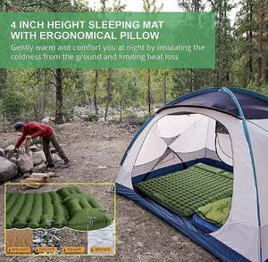 Inflador de Camping Portátil, Resistente, Profesional, de Alta Presión, Compacto, Mini, Universal, con Bomba de Pie Doble - Product Image 4