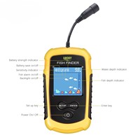 Détecteur de poissons sonar filaire Yak Outdoors YKA-129 portable avec sonar 200 kHz et portée de détection de 0,6 m à 73 m