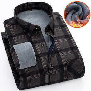 <span class=keywords><strong>A</strong></span> buon mercato abbigliamento <span class=keywords><strong>uomo</strong></span> <span class=keywords><strong>camicia</strong></span> termica di flanella pile botton Down camicie manica lunga con 9901 tascabile - Product Image 3