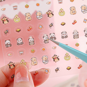 Little Diary Series 2,0 Mini libro de pegatinas 3D Pet y Scrapbook Washi Stickers para Scrapbooking y regalos promocionales - Product Image 6