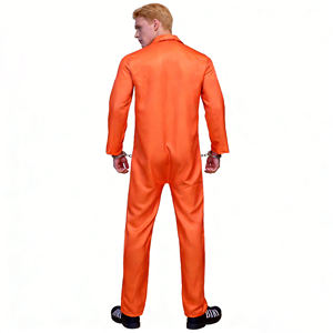 공장 제작 할로윈 수어사이드 스쿼드 죄수 의상 롤플레잉 의류 성인 카니발 파티 점프수트 - Product Image 2