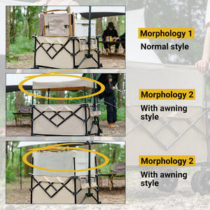 <span class=keywords><strong>Chariot</strong></span> <span class=keywords><strong>pliable</strong></span> en fer durable <span class=keywords><strong>de</strong></span> grande capacité chariots à main pliables portables multifonctions pour une utilisation en extérieur pour le camping et la <span class=keywords><strong>plage</strong></span> - Product Image 3