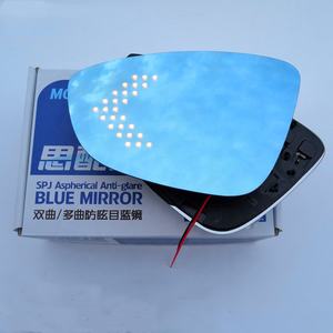 Rétroviseur bleu de voiture avec indicateur LED, vue grand angle, 5 pouces, miroir arrière, côté de voiture, pour VW coccinelle <span class=keywords><strong>SCIROCCO</strong></span> - Product Image 1