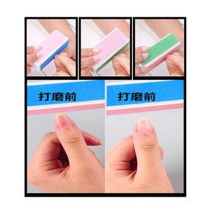 บล็อกขัดเล็บ 4 ด้าน ราคาถูก MOQ ต่ำ รับผลิตตามสั่ง ขายส่ง ตะไบและบัฟเฟอร์เล็บ - Product Image 6