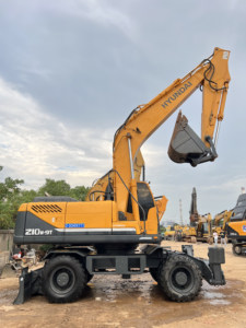 รถขุดมือสองของแท้จากเกาหลี Hyundai 210W รถขุดล้อยาง 21 ตัน Robex 210 Excavadora รถขุดตีนตะขาบ 210w-9 210w-9s 210-9 - Product Image 3