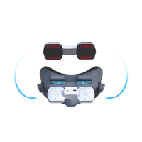 Ventilateur de refroidissement double mode pour Meta Quest 3 avec réglage par molette et kit de confort pour le soulagement de la pression sur le coussin facial
