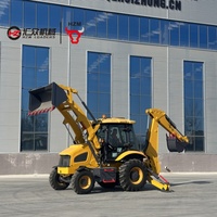 BACHOE LOADER SALE 388 Baggerlader mit Front-/Heck-Hydrauliksteuerung, PLC-Motor, HZM Große & Kleine Räder