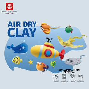 Lot de 12 couleurs d'argile à séchage à l'air, non toxique, écologique, pour loisirs créatifs d'enfants, avec outils complets et guide d'artisanat - Product Image 6
