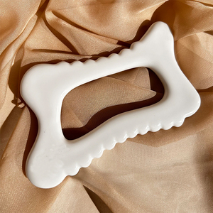 Masajeador de cuerpo entero de cerámica Guasha de forma cuadrada blanca de masaje japonés caliente para cojín de masaje - Product Image 2