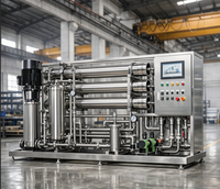 Système d'osmose inverse Tonglida durable pour eau pure, pression PLC 500L/heure, traitement de l'eau en acier inoxydable pour usage industriel