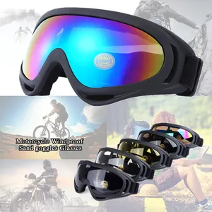 X400 방풍 거울 스키 고글 시뮬레이션 스플래시 라이딩 야외 스포츠 안경 오토바이 방풍 모래 고글 안경