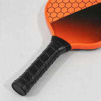 Raquette de pickleball professionnelle légère en fibre de verre alvéolée de 210g, absorbant les chocs, pour l'entraînement scolaire, ensemble OEM disponible