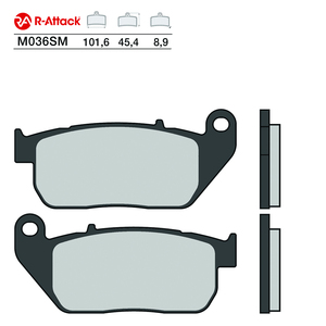 ผ้าเบรกมอเตอร์ไซค์ R-Attack รุ่น M036SM แบบซินเทอร์ สำหรับล้อหน้า ได้รับการรับรองมาตรฐาน R90 - Product Image 1