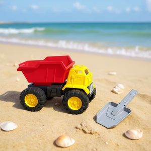 Construction Dump Truck With Shovel 19x29x21cm For Beach Play Kids Toy - Product Image 3
