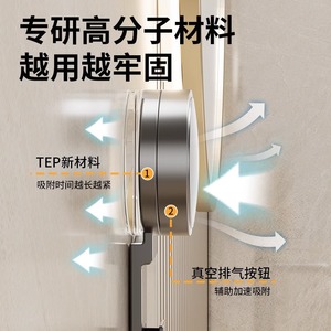 Étagère murale de salle de bain avec porte-brosse à dents et gobelets, installation en coin, design rectangulaire durable - Product Image 3