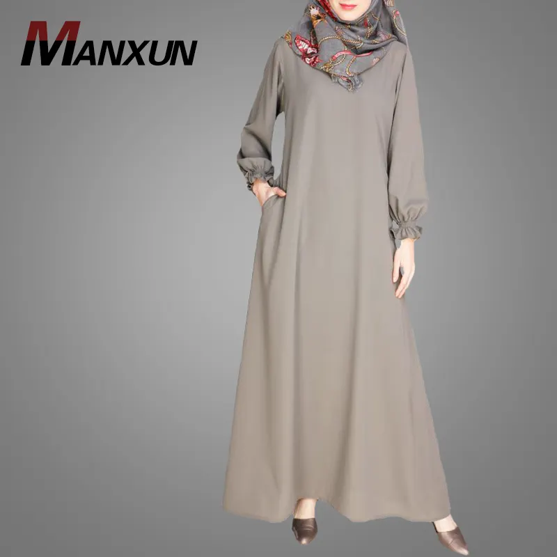 Abaya — robe musulmane à manches longues pour femmes, vêtements islamiques, robe Maxi musulmane décontractée, dubaï, nouvelle mode,