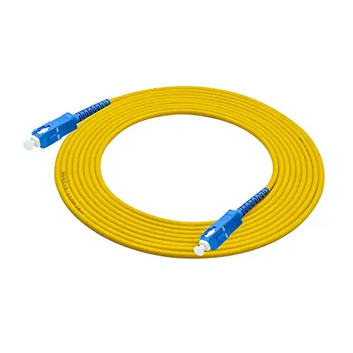 FTTH SC UPC 기가비트 9/125 단일 모드 단순한 광학 섬유 케이블 잠바 10ft SC 광섬유 접속 코드