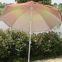 Parasol de plage promotionnel moderne et minimaliste SY-484 avec logo publicitaire, auvent de 85 cm en acier et polyester, pour extérieur et bord de mer