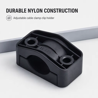 Serre-câble réglable en nylon à trois branches pour la gestion des câbles jusqu'à 220 mm