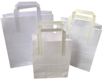 Anpassbare Biologisch Abbaubare Geprägte Kraftpapiertüte für Kaffee, Lebensmittel, Sushi, Gelee, Nudeln zum Mitnehmen, Champagner, Handwerk & Kerzen