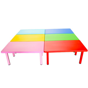 Plastic Kindergarten School <b>Desks</b> and Chairs Set for Children's Writing Area-Durable Commercial Use - Product Image 3