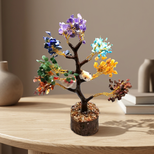 Árbol de Piedras Preciosas de los Siete Chakras Hecho a Mano con Pájaros, Piedra Curativa de Cristal, Feng Shui, Decoración para el Hogar, Arte Mineral Reiki - Product Image 2