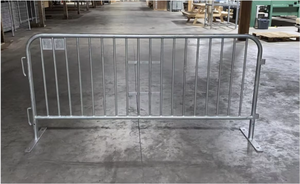 Nhiệm vụ nặng nề thép mạ kẽm rào cản lồng vào nhau <span class=keywords><strong>crowed</strong></span> rào cản kiểm soát đám đông chướng ngại vật với chân cầu - Product Image 3