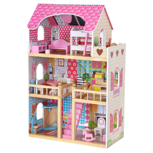 Ensemble de cuisine en bois pour filles - Jouet robot éducatif pour jeu d'imitation avec maison surprise - Product Image 1