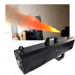 Canon à fumée LED RGB portable 1500W, puissant, colonne d'air, lumière DJ, <span class=keywords><strong>machine</strong></span> à pulvérisation de brouillard pour scène, Thanksgiving - Product Image 3