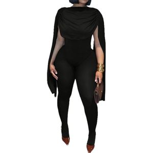 Combinaison moulante sexy sans manches pour femme 2026, taille haute, tenue de soirée une pièce en satin drapé - Product Image 2