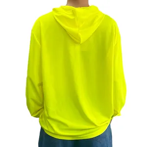 Multiple Colour Customizable Hoodie Reflective Clothing Oem Visibility Road Safety Shirts