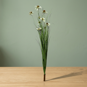 Plante en herbe artificielle avec fleurs d'échinacée. AFF Stick 14 - Product Image 2