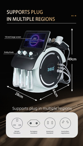 Juego Completo <span class=keywords><strong>de</strong></span> Seis Instrumentos <span class=keywords><strong>de</strong></span> Hidrodermoabrasión con Oxígeno para el Cuidado <span class=keywords><strong>de</strong></span> la Piel, Antienvejecimiento, Limpieza Profunda y Reducción <span class=keywords><strong>de</strong></span> Poros - Product Image 2