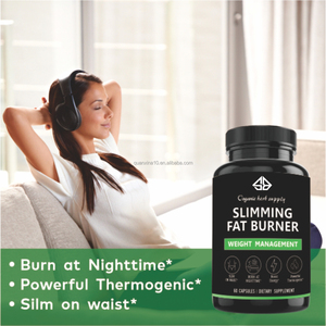 Cápsulas para Adelgazar para Adultos, Quemagrasas Nocturnas, Apoyo al Metabolismo de Grasas, Extracto Herbal, Té Verde, Café en Grano, Vinagre de Sidra de Manzana, 60 Cápsulas - Product Image 2