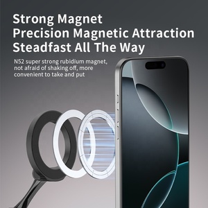 Soporte magnético portátil pequeño para teléfono móvil, plegable, ajustable en altura, giratorio de 360 grados, soporte magnético para teléfono móvil - Product Image 3