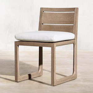 Juego de Mesas y Sillas de Jardín de Diseño Nórdico en Madera de Teca, Resistentes a <span class=keywords><strong>la</strong></span> Lluvia, con Protección Solar y Anticorrosión, para <span class=keywords><strong>Terraza</strong></span> de Villa o Jardín - Product Image 1