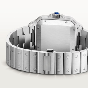 Montre à aiguilles de haute qualité pour homme, de marque célèbre, de luxe, décontractée, carrée, en acier inoxydable, avec bracelet en cuir, mouvement automatique - Product Image 2