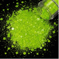 Échantillon Gratuit de Paillettes Hexagonales Épaisses en Polyester Mat Résistant aux Solvants, Couleurs Macaron, pour Résine, Gobelets et Artisanat 2026