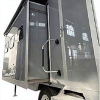 Cabine mobile Apple préfabriquée en acier moderne avec bureau, chambre et espace repas pour les centres de glamping et les villas