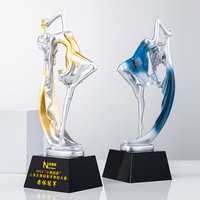 Statue d'art populaire européenne élégante trophée maison résine danseuse musculation décoration artisanat à la mode cadeaux trophée prix