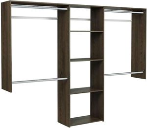 <span class=keywords><strong>Armadio</strong></span> portaoggetti a parete Kit sistema organizzatore <span class=keywords><strong>armadio</strong></span> con mensole e aste - Product Image 1