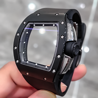 Montre de luxe en céramique noire, série Black Runway 061, mouvement Parmigiani, données originales, montre mécanique haut de gamme pour hommes d'affaires