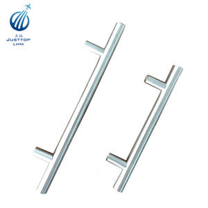 Gebürstet Nickel T Bar Schrank Zieht <span class=keywords><strong>96mm</strong></span> Loch Zentrum Moderne Euro Edelstahl Küche Schrank Hardware griff - Product Image 4