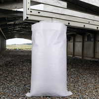 Sac tissé en PP thermoscellé de 50 kg, impression en héliogravure, usage agricole jetable, emballage pour aliments, céréales, riz, maïs, farine, blé, modèle BAI50