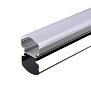 Thiết kế hiện đại trong suốt PC ARC khuếch tán LED Chụp đèn Hot Bán với cổ dải mô hình cho ánh sáng bao gồm - Product Image 3