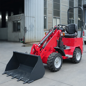 Mesin pemuat 4x4 kualitas tinggi mesin konstruksi peternakan pembiakan mesin Diesel pemuat roda kompak untuk dijual - Product Image 2