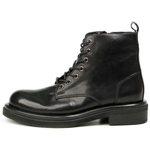 Botas de Piel con Cordones Chelsea para Hombre, Primavera, Verano, Otoño, Invierno, Estilo Vintage, Suaves y Transpirables, Color Sólido, Botines Modernos - Product Image 5